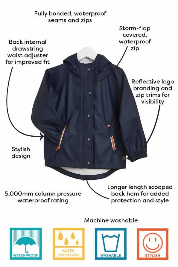 Little Boys Navy Rainster