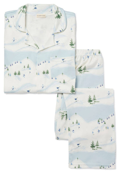 Women's Organic Ski Scene Pajama Set