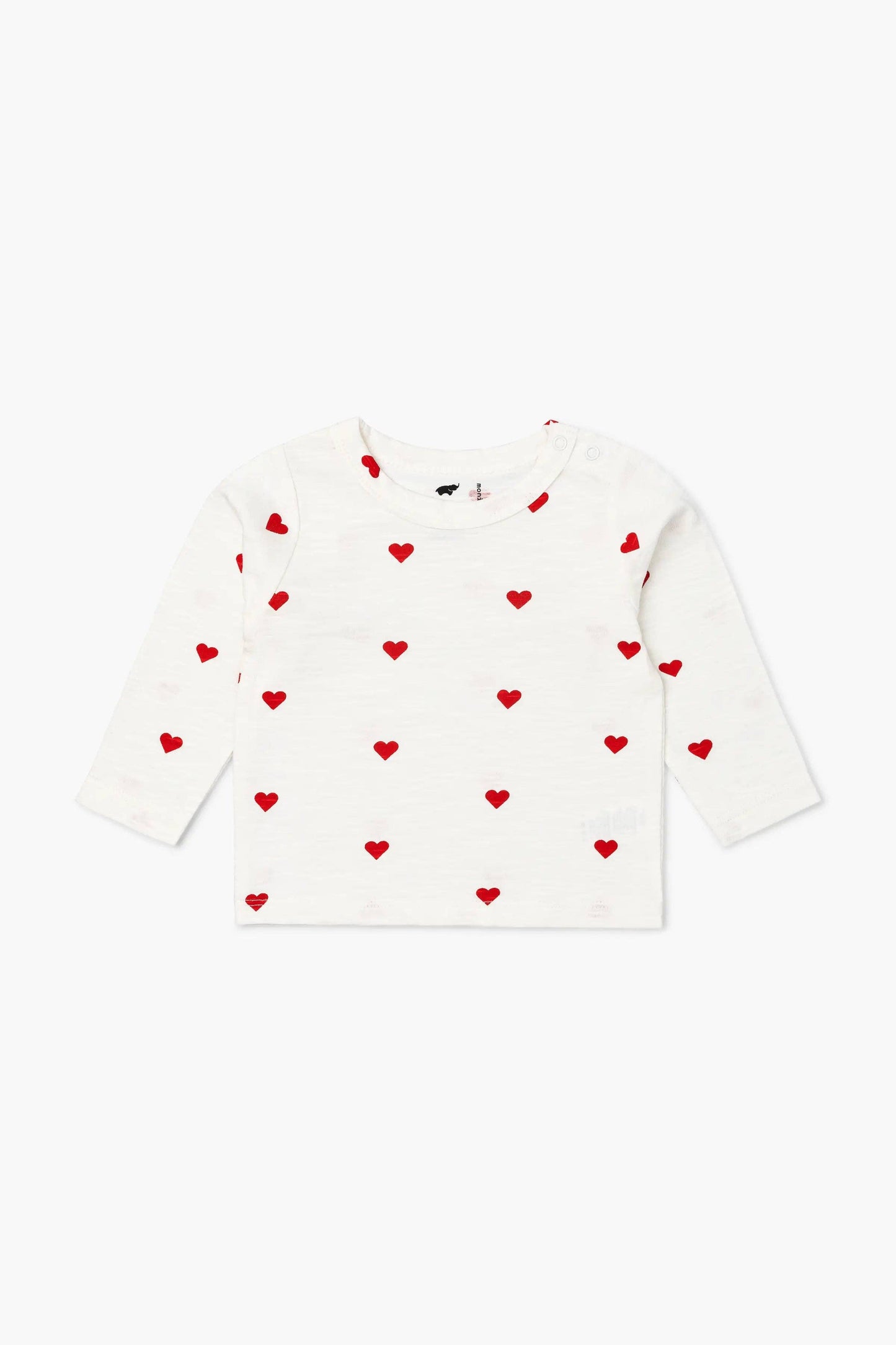 All the Love Long Sleeve Crewneck Tee_Tiny Hearts - Sale