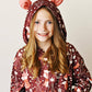 Kids Winter Fox Lounge Zip Hoodie Onesie with Critter Ears - Sale