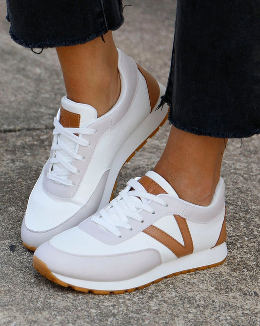 Grace and Lane Leather Street Sneakers