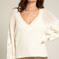 Long Sleeve V Neck Sweater 20% OFF WELOVESALES