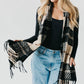 Soft and Cozy Penny Plaid Fringe Scarf