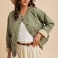 Comfiest Fall Quilted Field Coat