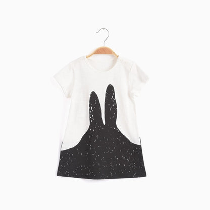 Rabbit Ears Kids T-Shirt Dress