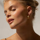 Gold Everyday Hoop Earrings - Charlotta