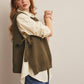 Sweater Side Tie Knit Vest