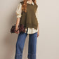 Sweater Side Tie Knit Vest