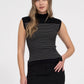 Mamas Mock Neck Sleeveless Tank