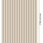 The Wool Stripe Throw - Pale Taupe Stripe