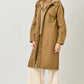 Twofer Hoodie Duster Solid Coat - Bestseller