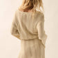 Pointelle Crochet-Knit Belted Coverup Mini Dress