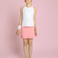 Girls Classic Tennis Pleated Skirt - Plumeria