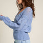 Long Sleeve V Neck Sweater 20% OFF WELOVESALES