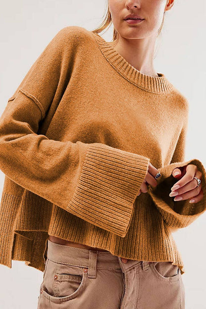 Slouchy Flare Sleeve Sweater