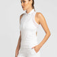 Neisha Classic Sleeveless Polo Mesh Accent