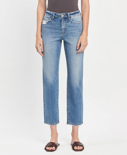 HIgh Rise Tapered Straigh Jeans