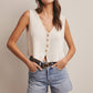 Button-Front Knit Vest Year Round Sweater Vest - 20% Off Code WELOVESALES
