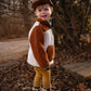 Tan Camel Sherpa - Plush Warm lined Pullover Sweatshirt