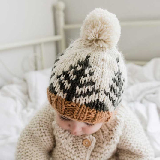 Forest Hand Knit Beanie Hat Kids and Adult - Bestseller