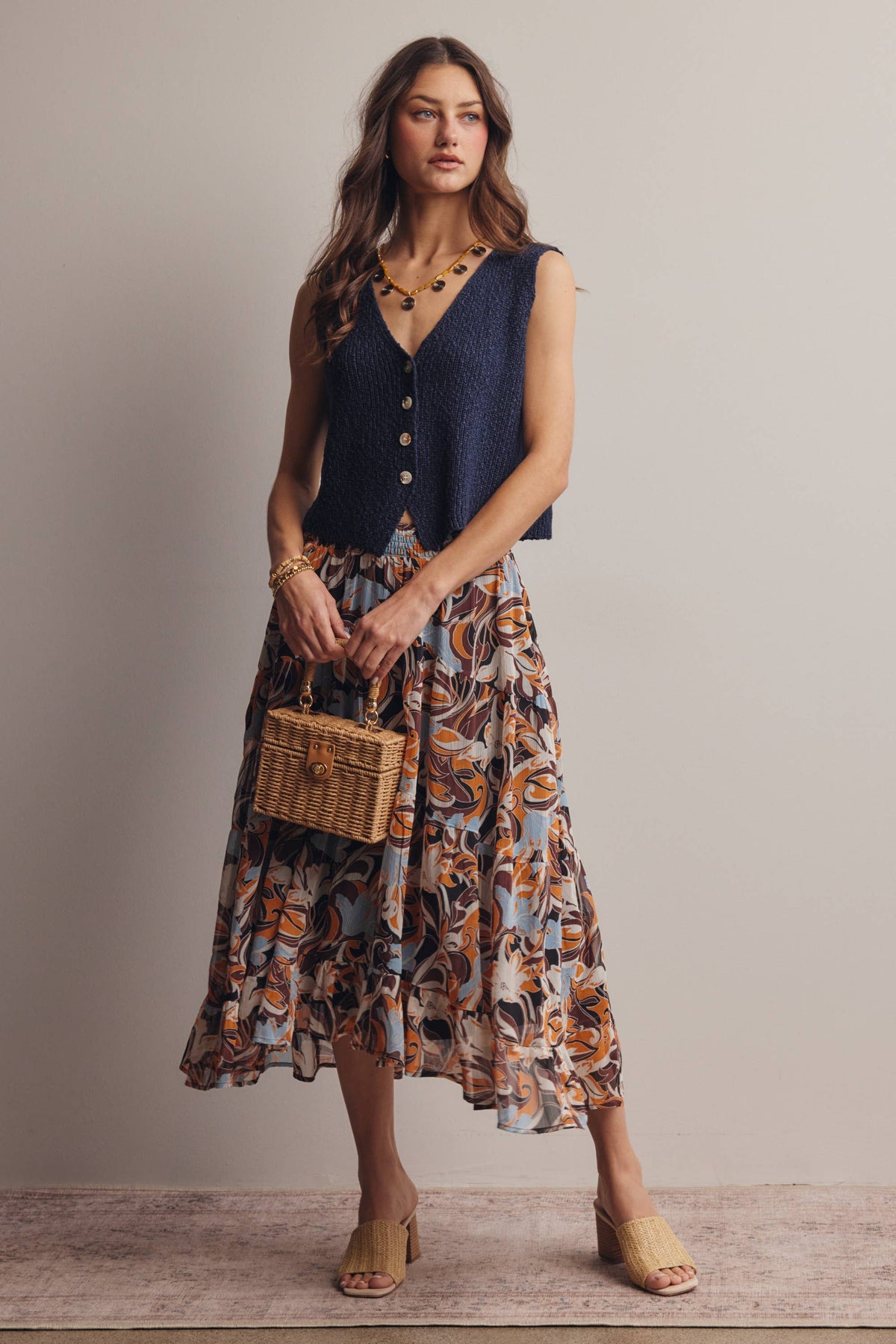 Button-Front Knit Vest Year Round Sweater Vest - 20% Off Code WELOVESALES