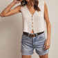 Button-Front Knit Vest Year Round Sweater Vest - 20% Off Code WELOVESALES