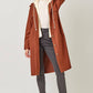 Twofer Hoodie Duster Solid Coat - Bestseller