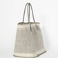 All The Essentials Large Woven Cotton Zip-Up Tote Bag