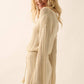 Pointelle Crochet-Knit Belted Coverup Mini Dress