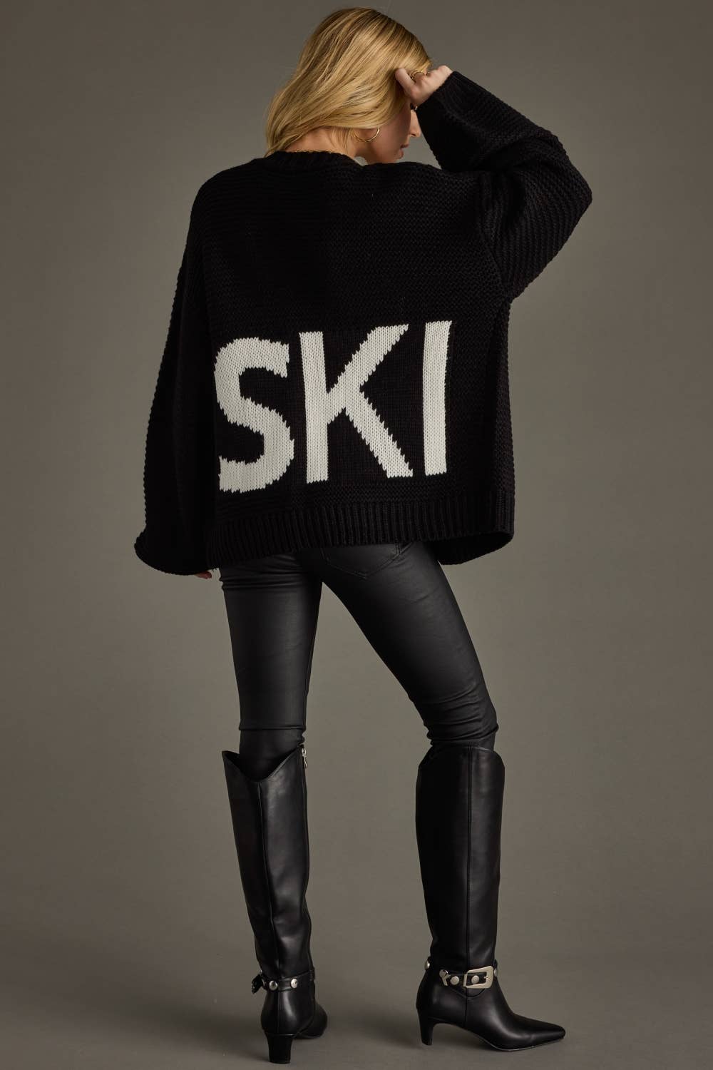 The Super Lounge Black Ski Knit Cardigan 20% OFF CODE WELOVESALES