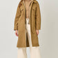 Twofer Hoodie Duster Solid Coat - Bestseller