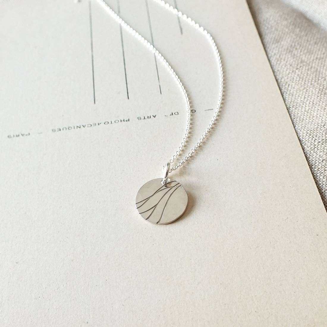 Silver Becoming River Necklace