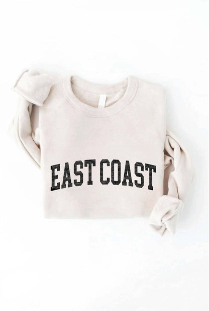EAST COAST Pre-shrunk Fleece Lined Graphic Sweatshirt - Bestseller