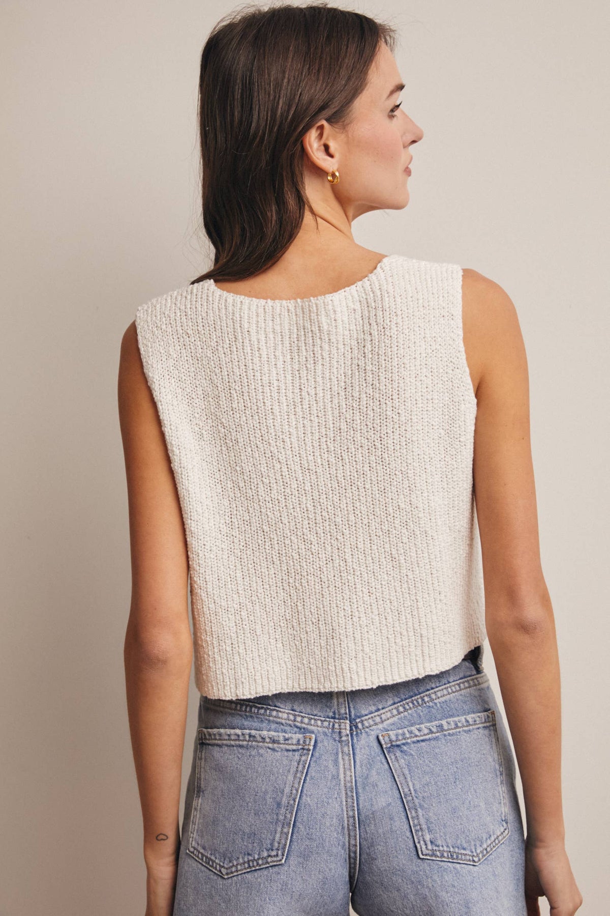 Button-Front Knit Vest Year Round Sweater Vest - 20% Off Code WELOVESALES