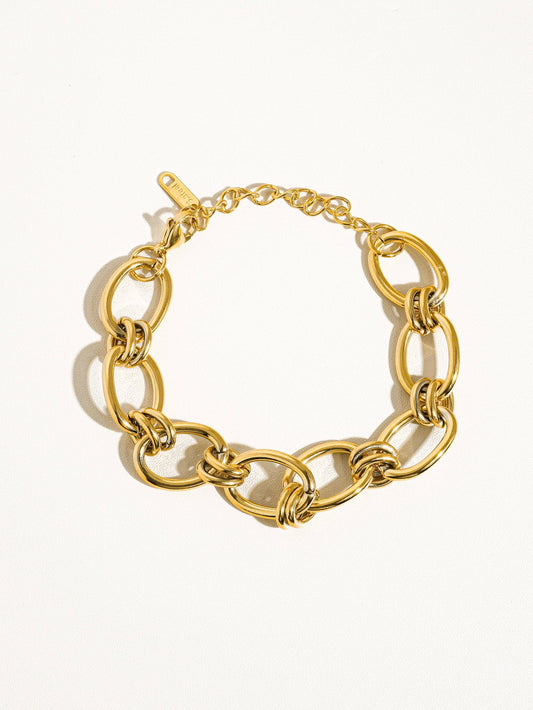 Tila 18K Gold Non-Tarnish Bold Chain Bracelet