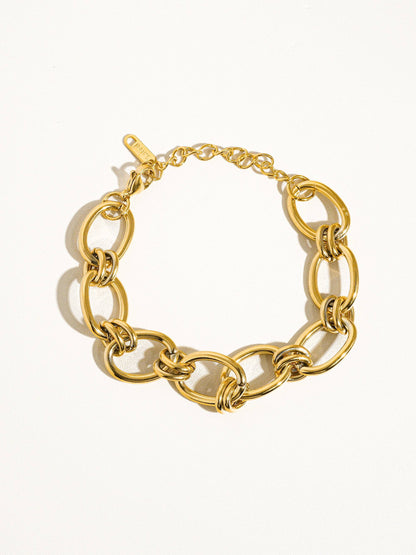 Tila 18K Gold Non-Tarnish Bold Chain Bracelet