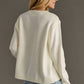 Ivory Knit Soft GAME DAY Fall Fan Sweater