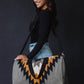 Large Hand Woven Aztec Weekender Duffel