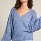 Long Sleeve V Neck Sweater 20% OFF WELOVESALES