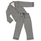 Cozy Striped Silky - Full-Length PJ Set