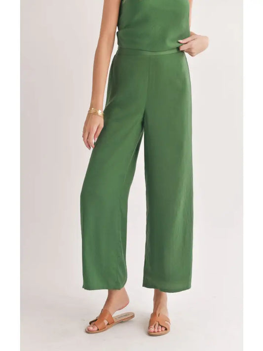 Mirage Satin Wide Leg Flow Pants