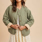 Comfiest Fall Quilted Field Coat