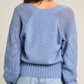 Long Sleeve V Neck Sweater 20% OFF WELOVESALES