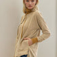 Fall Camel Funnel Neck Pull Over