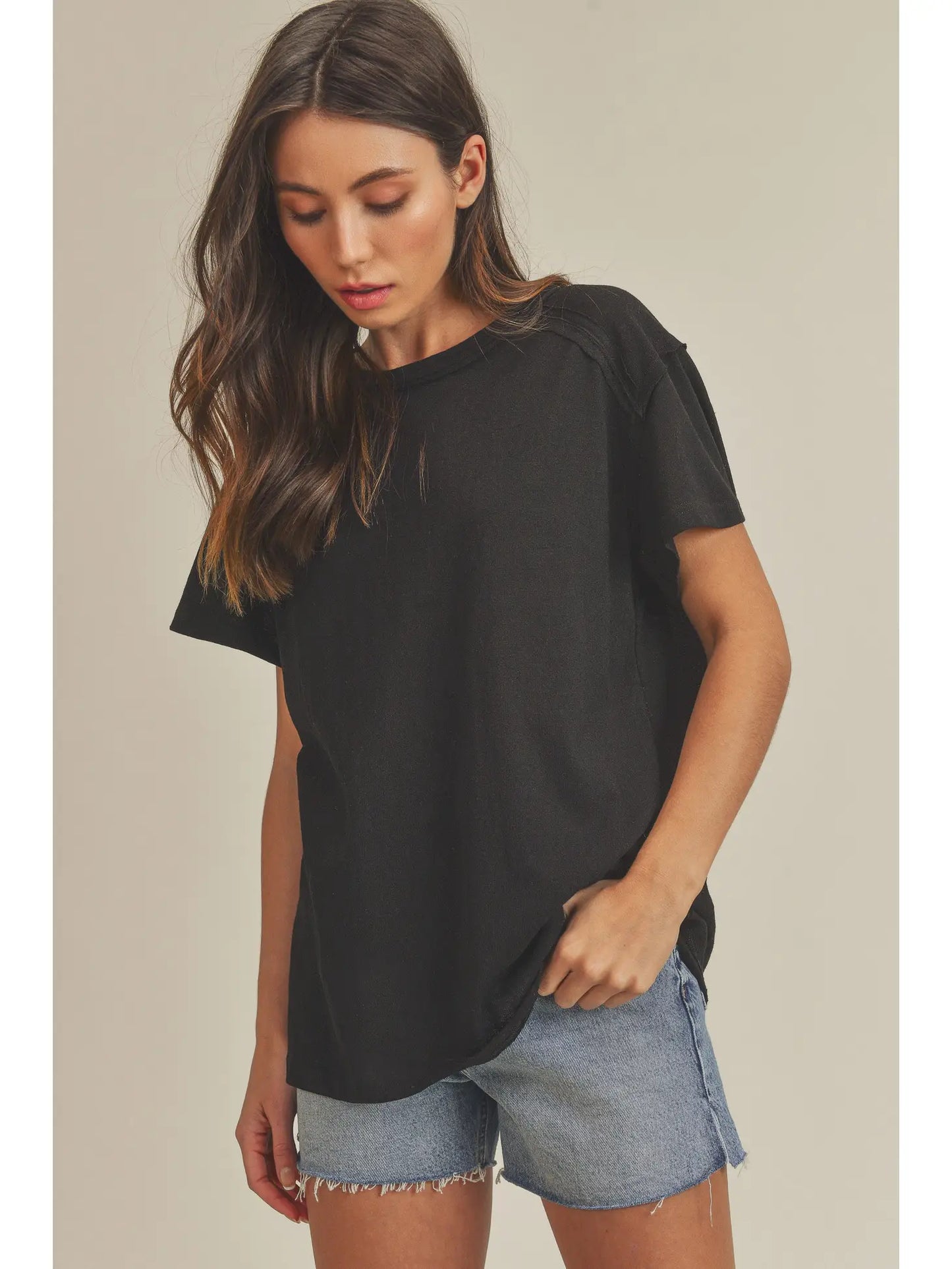 Slouchie Junie Short Sleeve Soft Loungewear