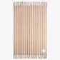 The Wool Stripe Throw - Burnt Umber Stripe