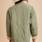 Comfiest Fall Quilted Field Coat