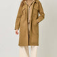 Twofer Hoodie Duster Solid Coat - Bestseller