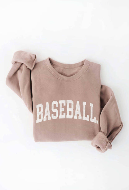 Pre-Shrunk Fleece Lined BASEBALL Graphic Sweatshirt - Bestseller