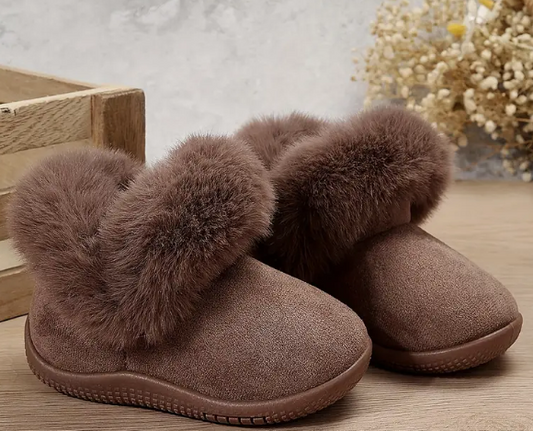 Furry Fleece Toddler Cold Weather Ankle Boots